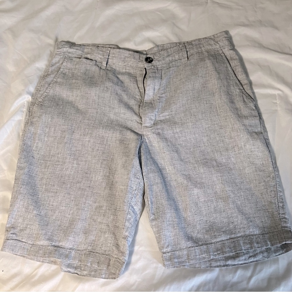 Goodfellow & Co. Linden short Size 34 gray linen blend